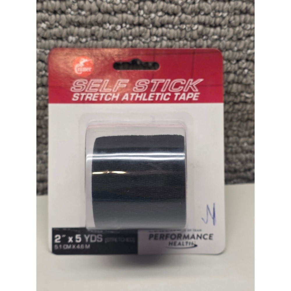 Cramer Self Stick Stretch Athletic Tape Black 2 Inch x 5 Yards 762966 New